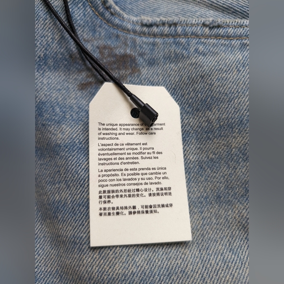 Levis 501 150th Anniversary Jeans Distressed Patchwork Men’s Size 34x34 NWT - Picture 5 of 16